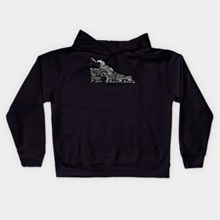 FAVELA GREY, Rio de Janeiro Kids Hoodie